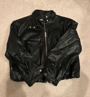 ZARA Leather Jacket thumbnail 1