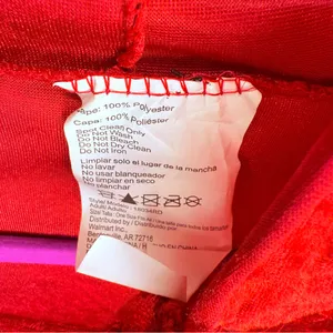 Red crushed velvet cape little red riding hood Halloween costume cosplay hooded thumbnail 4