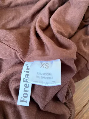 ForeFair Women Y2K Sweetheart Neck Sleeveless Crop Tank Tops size XS Brown thumbnail 4