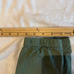 Abercrombie & Fitch Green Wide Leg Pants Relaxed Fit thumbnail 7
