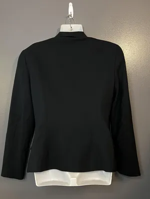 Ann Taylor Blazer Womens 6 Wool Formal Career Jacket Made in USA Classic Pockets thumbnail 4