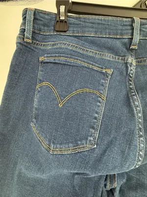 Levi's 711 Skinny Dark Blue Skinny Jeans - Women's 30x30 thumbnail 8