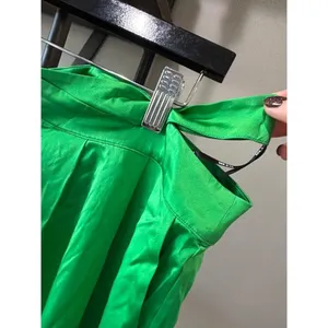 SEROYA Zarri Silk Wide Leg Pant Kelly Green Womens Size Small thumbnail 9