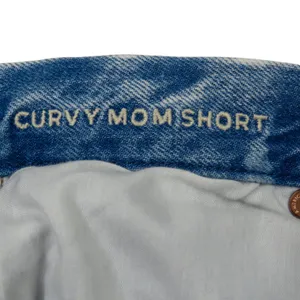 American Eagle Curvy Mom Short Ripped Jean Shorts Cut Off Denim Shorts Size 2 thumbnail 7