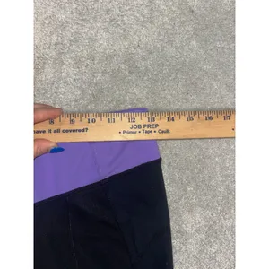 Lululemon Womens Pants Straight Leg Mixed Material Pull On Black Size 4 Thick thumbnail 8