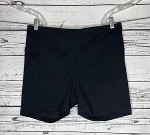 Yogalicious Lux Size 1X Black 5” Inseam Athletic Shorts thumbnail 1
