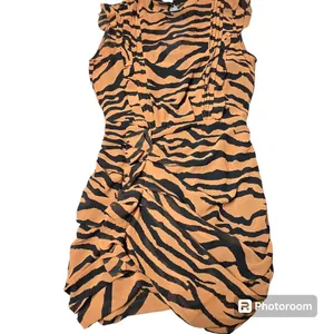 All Saints Hali Zephyr Tiger Print Mini Dress thumbnail 5