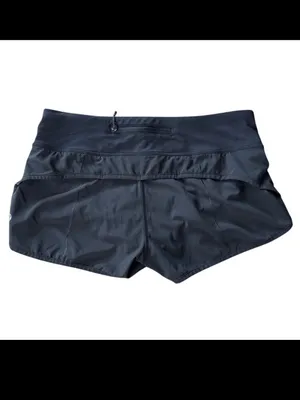 Lululemon Speed Short Black 2.5” Inseam Size 6 Running Shorts Built-In Liner thumbnail 2