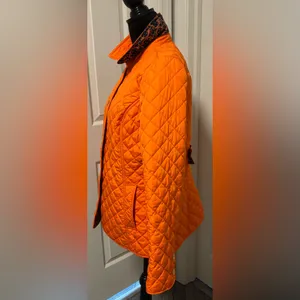 C. Wonder Quilted Barn Jacket size Medium Orange thumbnail 4