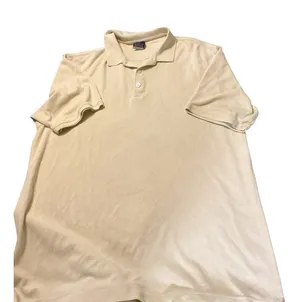 Vintage Nike Golf Dri-FIT Polo Shirt Men’s Size Large Light Yellow Short Sleeve thumbnail 1