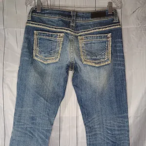 Daytrip Lyra Low Rise Bootcut Classic Blue Y2K Denim Jeans thumbnail 10