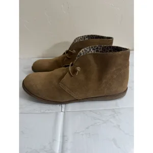 Lucky‎ Brand Asher Suede Lace Up Ankle Bootie Sz 7.5M thumbnail 2