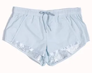NWOT Free People Movement Shape Shifter Metallic Blue Shorts Medium thumbnail 1