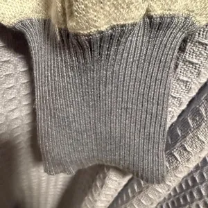Mystree Gray and Navy Sweater thumbnail 7