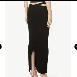 House Of CB black slim fit maxi skirt thumbnail 5