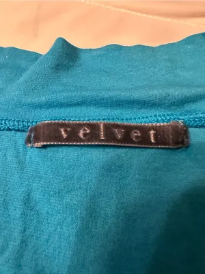 Velvet by Graham & Spencer Turquoise Open-Front Long Sleeve Cardigan -NWT - Sz M thumbnail 7