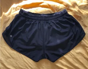 Lululemon Hotty Hot Shorts Black Workout Running Mesh 8 Medium 2.5” inseam short thumbnail 5
