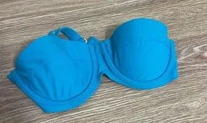 FOREVER 21 Blue Bikini Top thumbnail 4