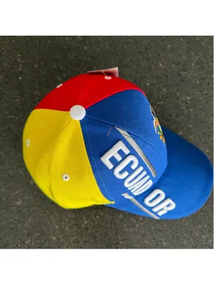 Ecuador Tricolor Embroidered Baseball Flag Shield Cap New Cup World 2026 thumbnail 7