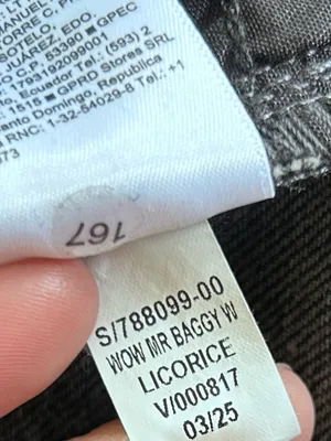 NWT Old Navy Black Wow Mid Rise Baggy Wide‎ Leg Jeans Size 6 thumbnail 6