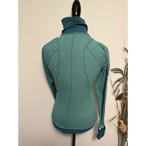 Lululemon || Runderful‎ 1/2 Zip Pullover Long Sleeve Hunter Green Forage Teal 4 thumbnail 3