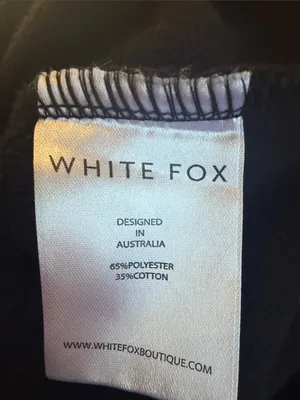 White Fox Sports Club cherry logo black hoodie sweatshirt thumbnail 5