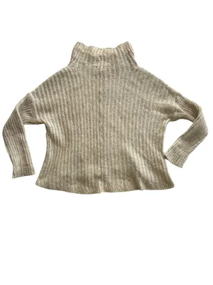 Eileen Fisher Mohair Knit Wide Mock Turtleneck Oversized Sweater Sz S Lagenlook thumbnail 7