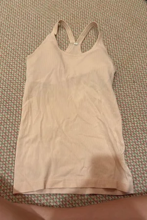 Peach Lululemon Tank thumbnail 1