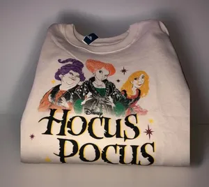 Disney Hocus Pocus Sanderson Sisters Crop Sweatshirt JRS XL New thumbnail 1