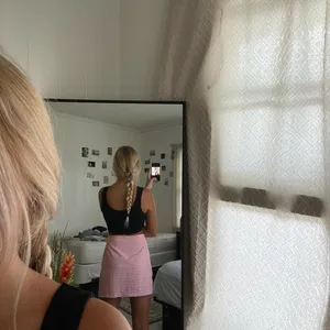 Pink And White Checkered Mini Skirt thumbnail 2