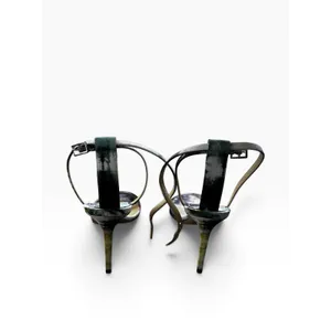 Jimmy Choo Minny 85 Sandals 38 Tie Dye Oasis Fabric Strappy Heels Box Dust Bag thumbnail 4