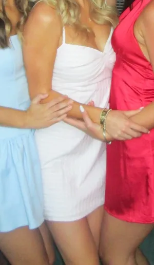 These Three Boutique Dress Pink striped thumbnail 2
