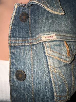 Hollister HCO Surf Co. Stretch Denim Jacket Small thumbnail 4