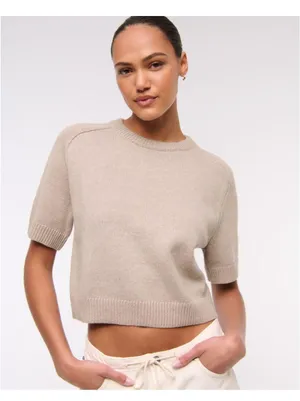 Abercrombie Madeline Crew Sweater tee thumbnail 1