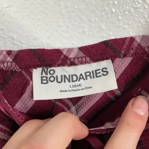 No Boundaries Y2K Inspired Plaid‎ Tank Top Size Large thumbnail 3