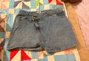 future collective denim mini skirt Blue Size 4 thumbnail 1