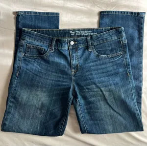 GAP 1969• Straight leg dark denim jeans• Sz 12 thumbnail 1