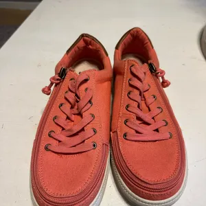 Trendy Pink and Brown Platform Sneakers Size 7 thumbnail 7