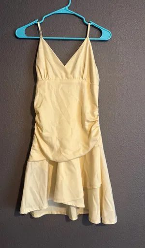Yellow Mini Dress thumbnail 1