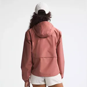 The North Face women's Daybreak Rain Jacket in light mahogany NF0A86NZNXQ thumbnail 2
