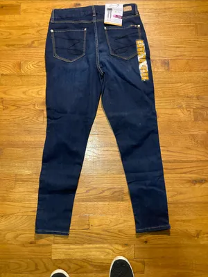 Seven7 Dark Indigo tummyless Jeans NWT size 12 women’s thumbnail 5