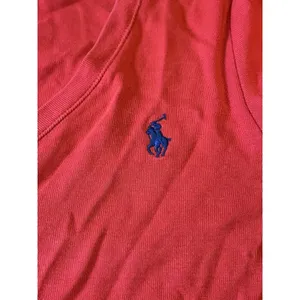Ralph Lauren Sport Size Large V Neck‎ Red Cotton Sweater Preppy Staple Designer thumbnail 6