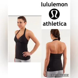 Lululemon Black Liberate Halter Tank Top thumbnail 2