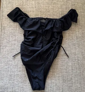 Over The Sholder One Piece Swimsuit thumbnail 1