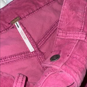 NWOT Free People High Time Velvet Kick Flare Pants In Very Berry SZ-0 thumbnail 9