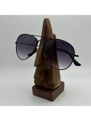 Diff Cruz Aviator Sunglasses Black Frame Purple Gradient Lenses thumbnail 2