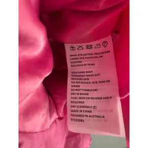 Bardot Pink Ruched Mini Dress Size 4 Bubble Retro Flirty Feminine thumbnail 9