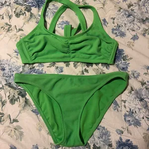 Xhilaration Green bikini thumbnail 1