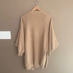 Anthropologie Akemi + Kin Petra‎ Cardigan Sweater in Honey One Size thumbnail 5