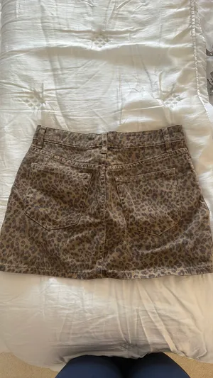 ZARA Leopard Mini Skirt XS thumbnail 2